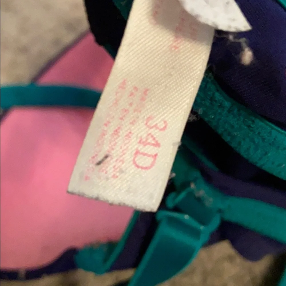 Victoria’s Secret PINK 34D bra purple teal women’s